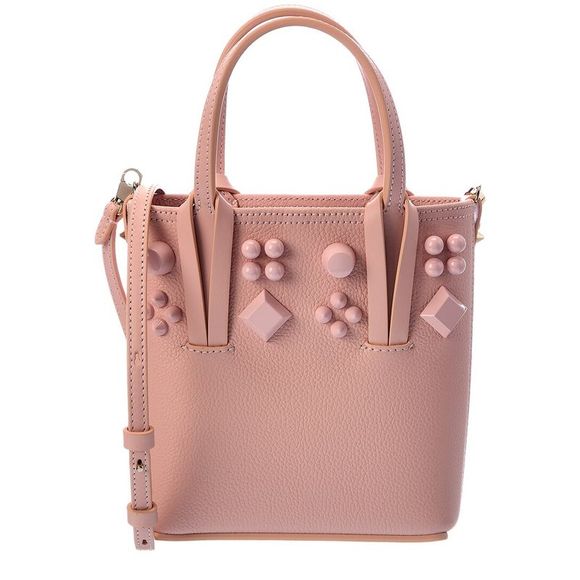 Christian Louboutin Handbags - Christian Louboutin Cabata N/S Mini Leather Tote, Pink